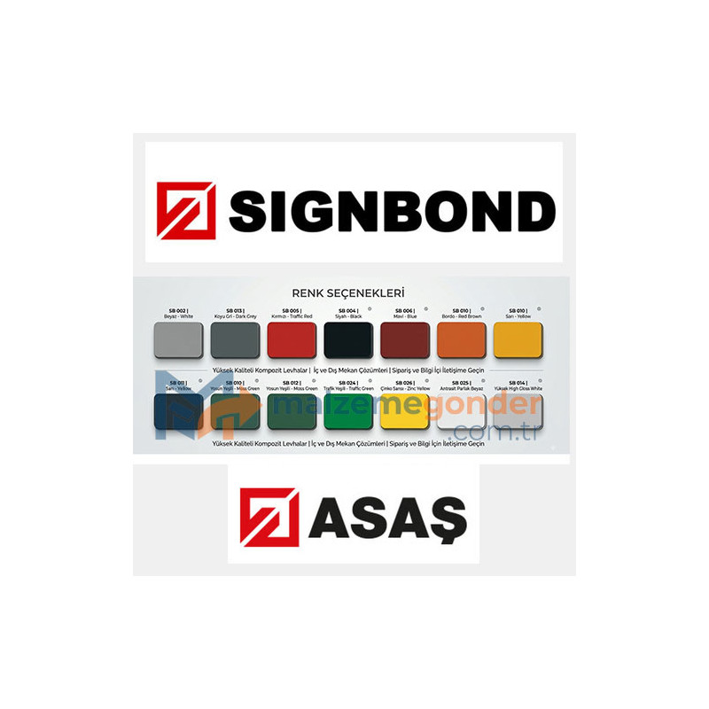 SIGNBOND KOMPOZİT LEVHA 0.21 KALINLIK