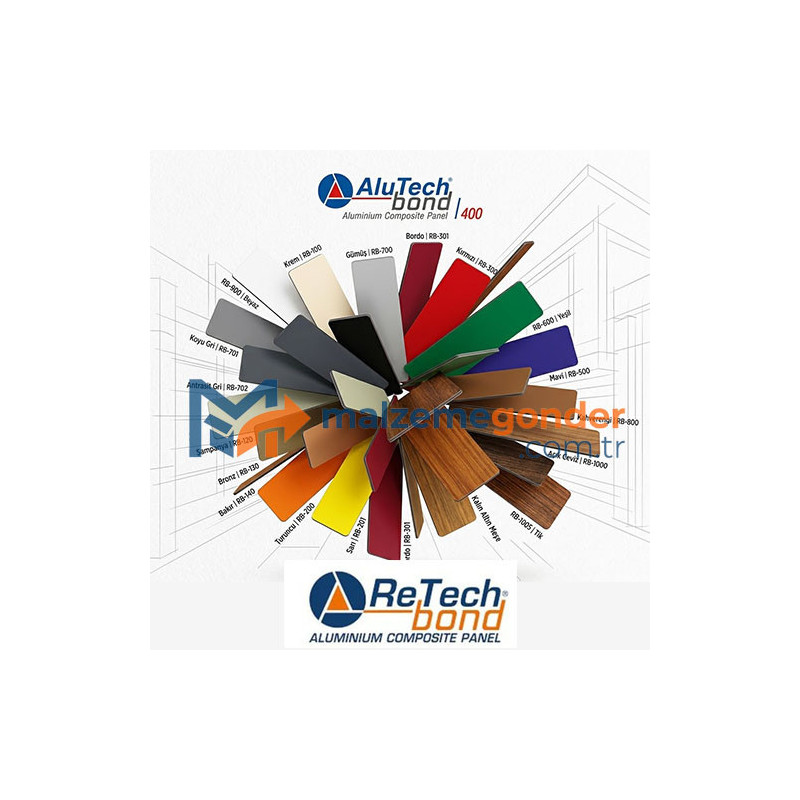 RETECHBOND KOMPOZİT LEVHA 0.21 KALINLIK