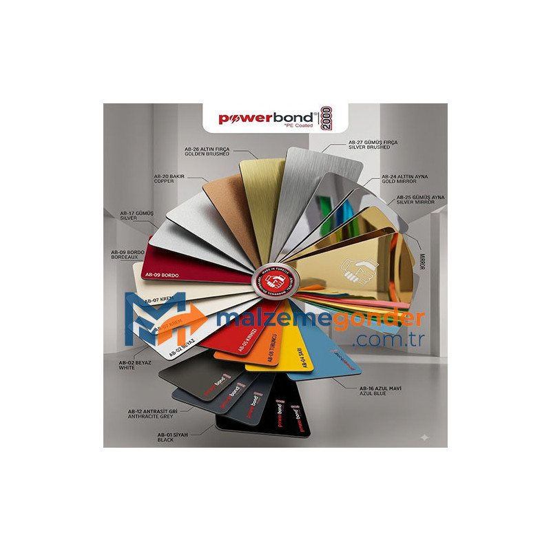 POWERBOND 2000 KOMPOZİT LEVHA 0.21 KALINLIK