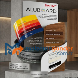 ALUBOARD (SARAY) KOMPOZİT LEVHA 0.25 KALINLIK