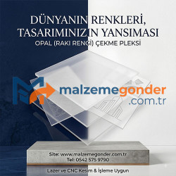 OPAL/RAKI/BUZLU ÇEKME PLEKSİ - 135CM*205CM