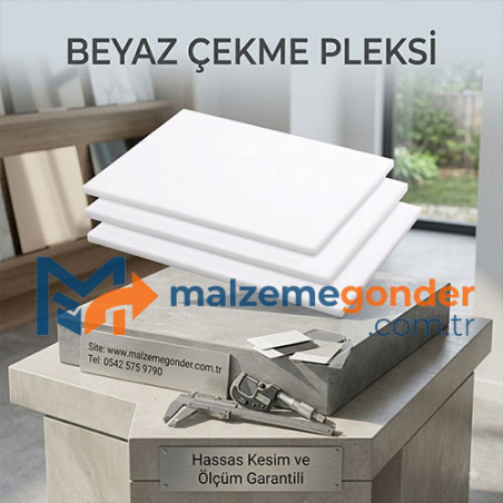 BEYAZ ÇEKME PLEKSİ - 150CM *300CM