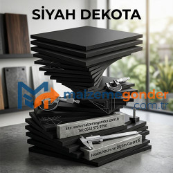SİYAH DEKOTA (FOREKS) LEVHA - 156 CM * 305 CM
