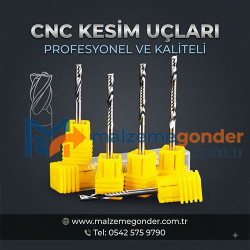 DÜZ - CNC ALÜMİNYUM KESİM UÇLARI
