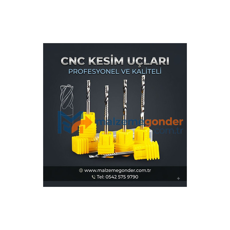 DÜZ - CNC ALÜMİNYUM KESİM UÇLARI