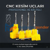 DÜZ - CNC ALÜMİNYUM KESİM UÇLARI