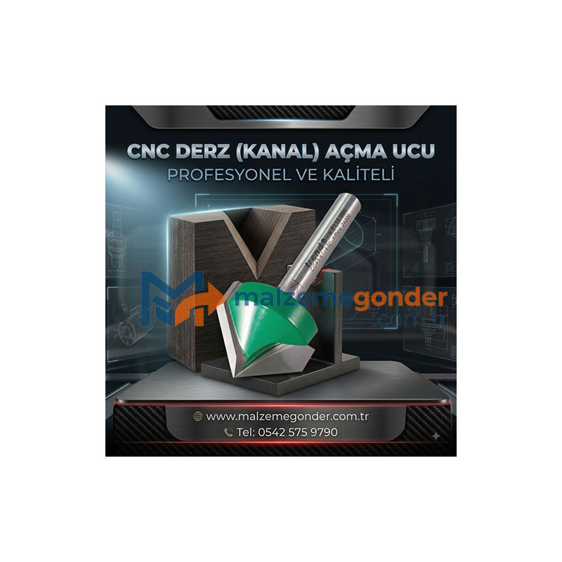 DERZ (KANAL AÇMA) CNC UÇLARI