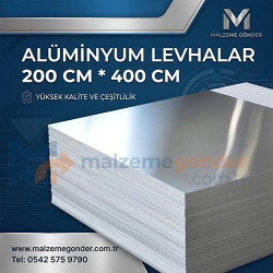 ALÜMİNYUM LEVHA - 200 CM X 400 CM
