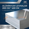 ALÜMİNYUM LEVHA - 200 CM X 400 CM