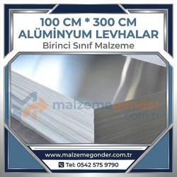 ALÜMİNYUM LEVHA - 100 CM X 300 CM