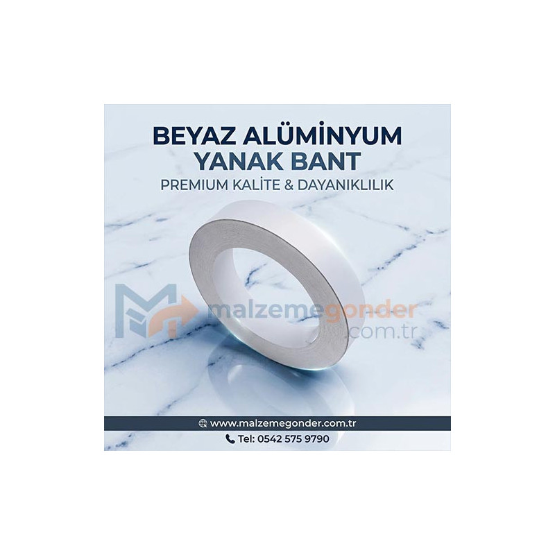 BEYAZ ALÜMİNYUM YANAK BANT