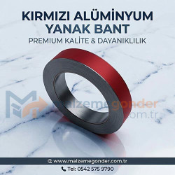 KIRMIZI ALÜMİNYUM YANAK BANT
