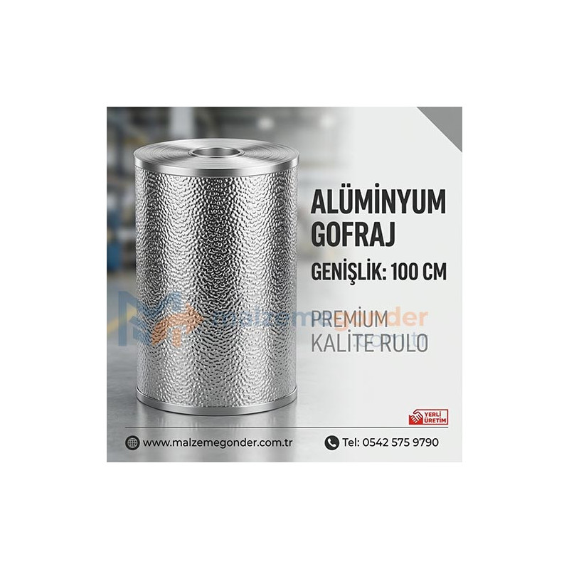 100 CM ALÜMİNYUM GOFRAJ