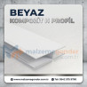 BEYAZ KOMPOZİT H PROFİL (ALÜMİNYUM)