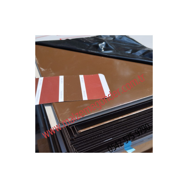 En Ucuz 3MM KAHVERENGİ - RAL 8014 - 150x320 ALBOND MARKA CEPHE KOMPOZİT LEVHA - 2. kalite kompozit
