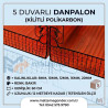 BAKIR - 5  DUVAR DANPALON (KİLİTLİ POLİKARBON)