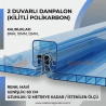 MAVİ - 2 DUVAR DANPALON (KİLİTLİ POLİKARBON)