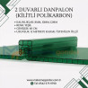 YEŞİL - 2 DUVAR DANPALON (KİLİTLİ POLİKARBON)