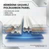 OPAL BEYAZ - BİRBİRİNE GEÇMELİ POLİKARBON LEVHA - 50MM
