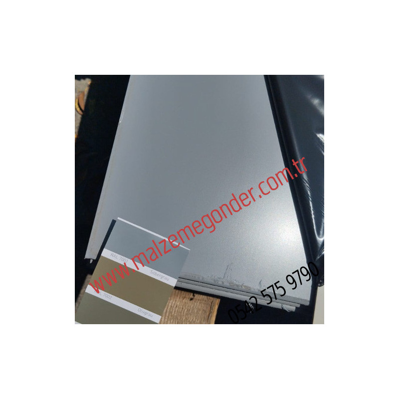 En Ucuz GRİ - RAL 7001- 150x320 ALBOND MARKA CEPHE KOMPOZİT LEVHA - 2. kalite kompozit