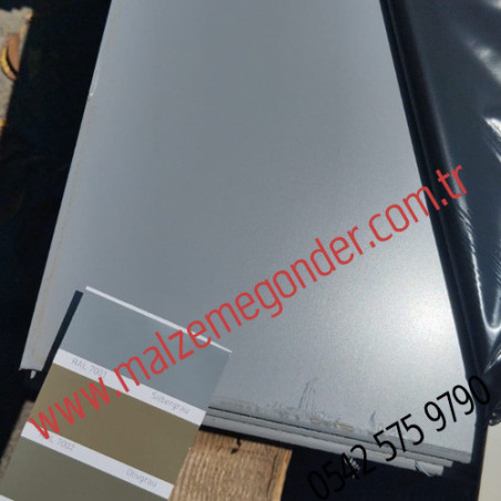 En Ucuz GRİ - RAL 7001- 150x320 ALBOND MARKA CEPHE KOMPOZİT LEVHA - 2. kalite kompozit