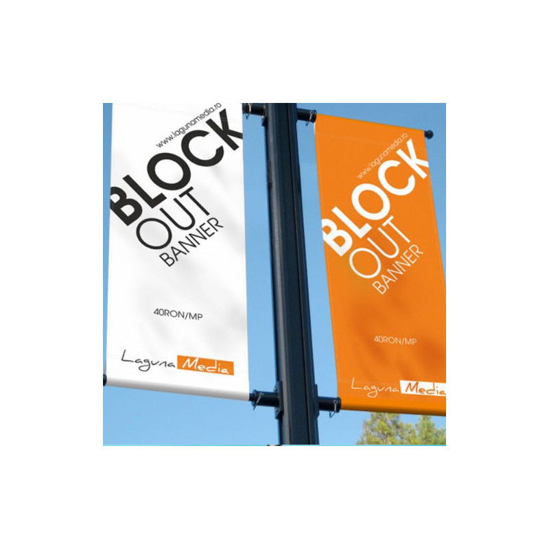 Blockout (Lamine) Vinil 400GR - 280CM*50MT - Çift Taraf Baskı Yapılabilir