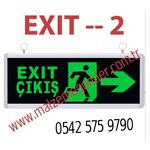 KAPIYA KOŞAN ADAM - IŞIKLI EXIT ÇIKIŞ LEVHASI - EXIT 2